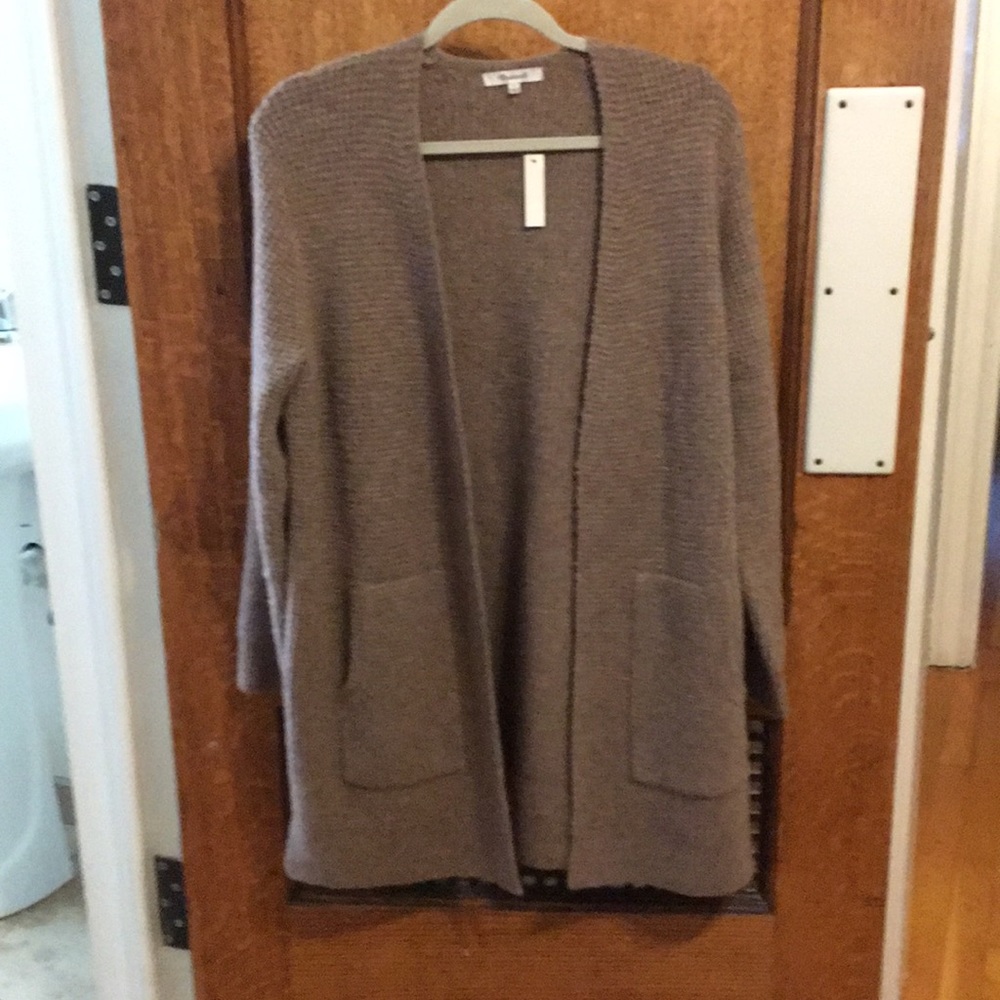 Madewell open cardigan